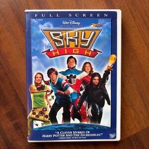 3D/2D Sky High DVD 2005 Full Screen Walt Disney Pictures Kurt Russell PG Movie